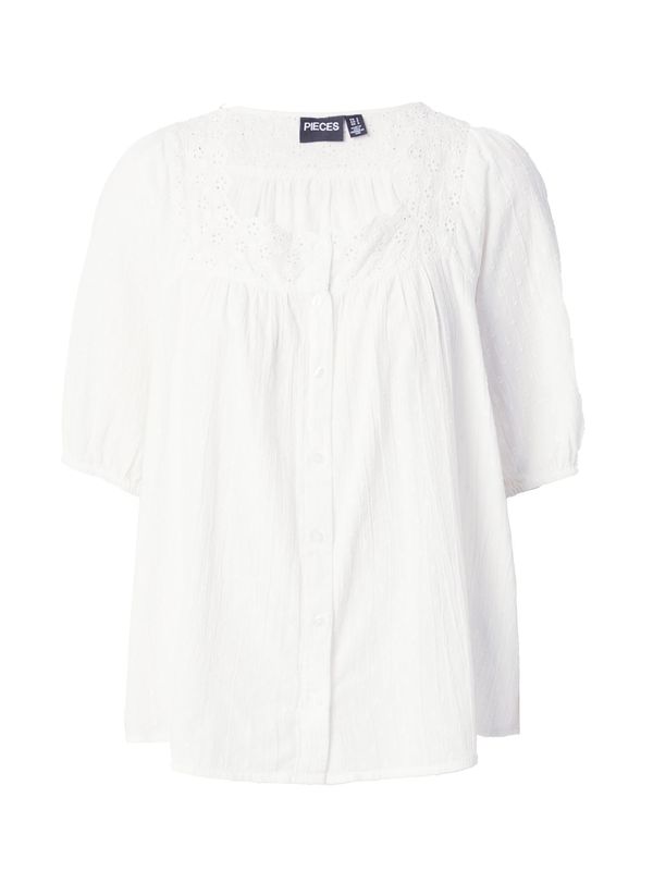 PIECES PIECES Bluza 'PCAGNETA'  bijela