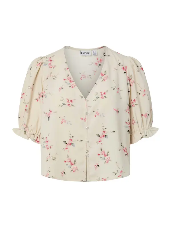 PIECES PIECES Bluza 'PCBOSELLA'  pijesak / svijetloplava / maslinasta / roza