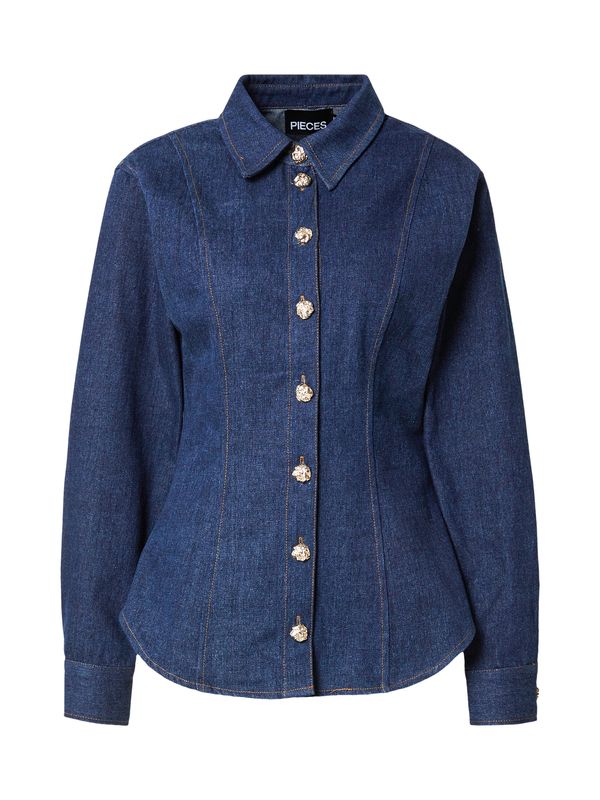 PIECES PIECES Bluza 'PCFABIA'  morsko plava