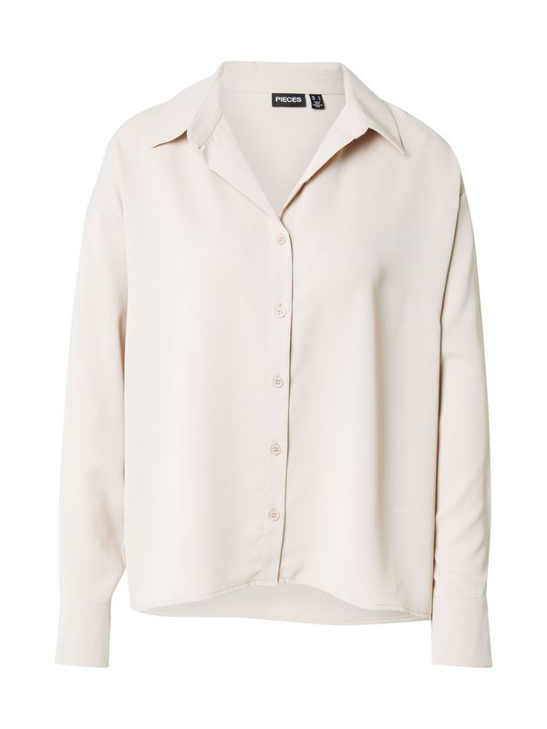 PIECES PIECES Bluza 'PCFRANAN'  svijetlosiva