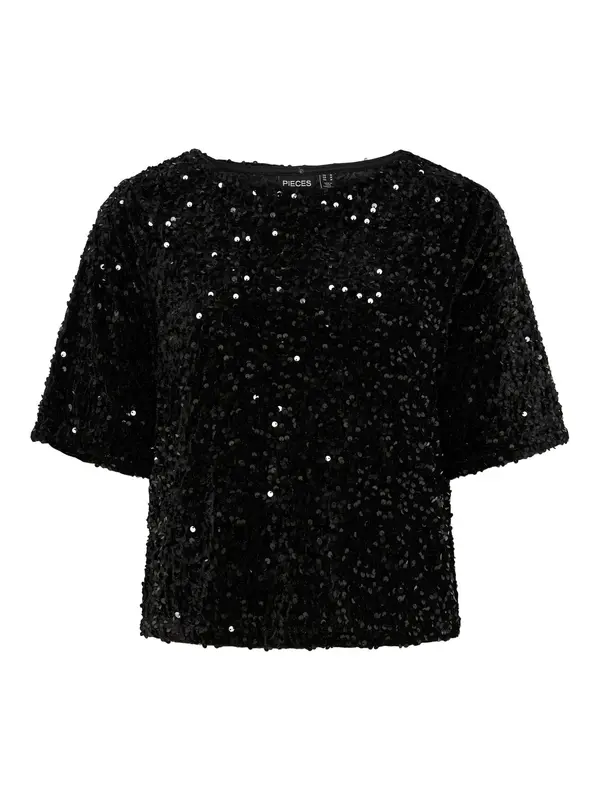 PIECES PIECES Bluza 'PCKAM'  crna