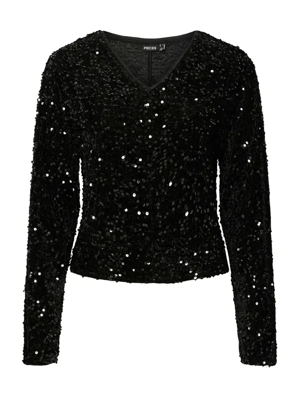 PIECES PIECES Bluza 'PCKam'  crna