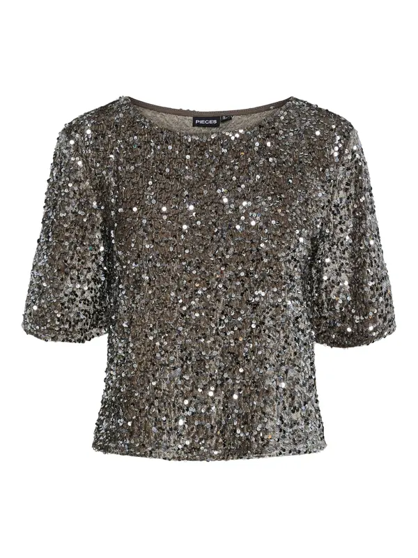 PIECES PIECES Bluza 'PCKam'  tamno smeđa