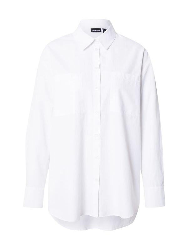 PIECES PIECES Bluza 'PCMELIA'  bijela