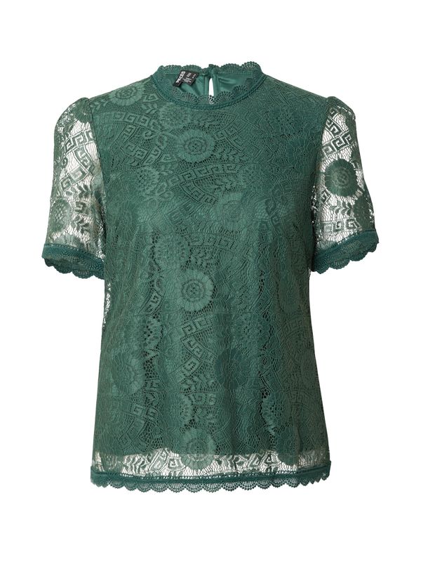 PIECES PIECES Bluza 'PCOLLINE'  tamno zelena