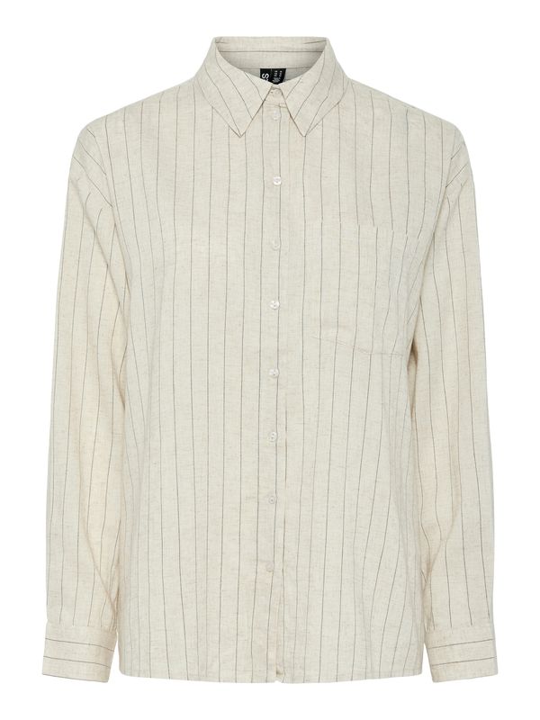 PIECES PIECES Bluza 'PCPIA'  ecru/prljavo bijela / siva