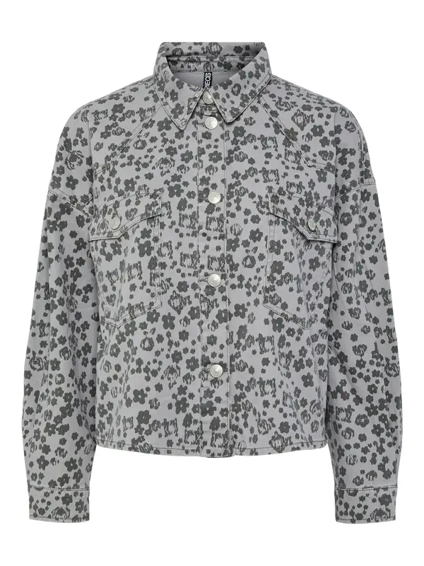 PIECES PIECES Bluza 'PCPortia'  siva / tamo siva