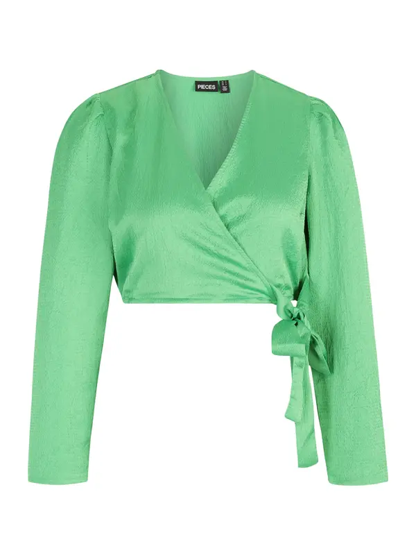 PIECES PIECES Bluza 'SENA'  zelena