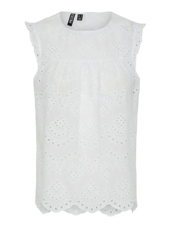 PIECES PIECES Bluza 'Vilde'  bijela