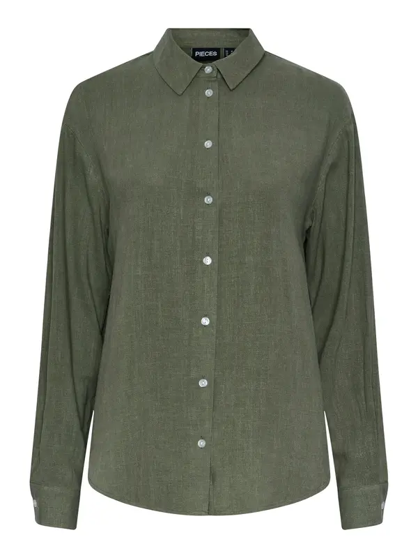 PIECES PIECES Bluza 'VINSTY'  zelena melange