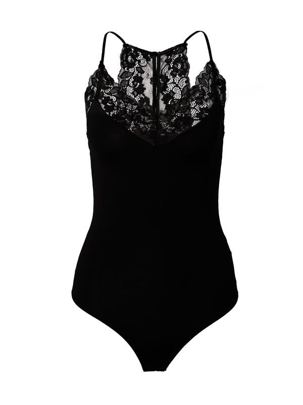 PIECES PIECES Bodi majica 'KORNELIE'  crna