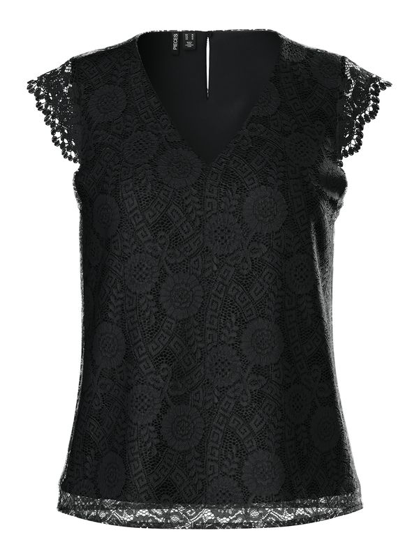 PIECES Curve PIECES Curve Bluza 'PCOLLINE'  crna