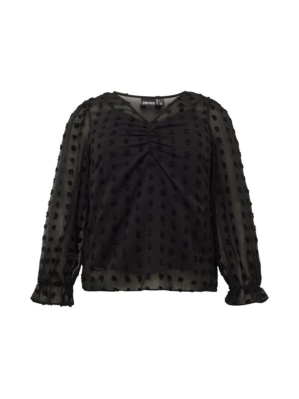 PIECES Curve PIECES Curve Bluza 'SYMMA'  crna