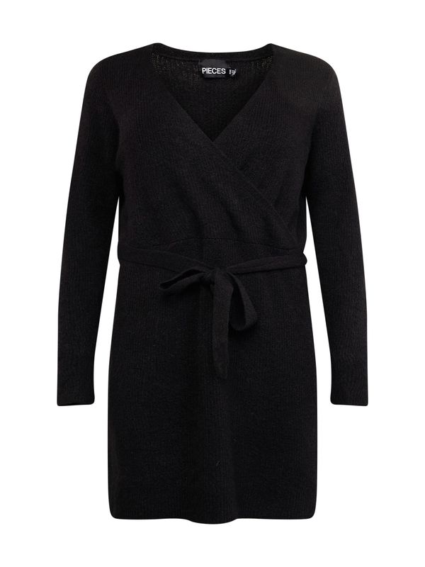 PIECES Curve PIECES Curve Pletena haljina 'ELLEN'  crna