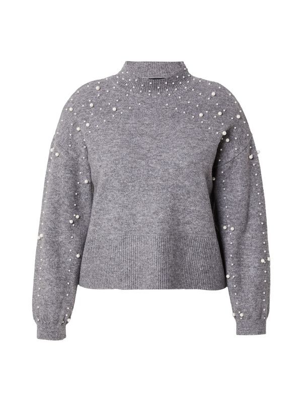 PIECES Curve PIECES Curve Pulover 'PCREA'  siva melange