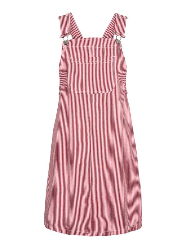 PIECES PIECES Haljina 'ALLO'  crvena / bijela