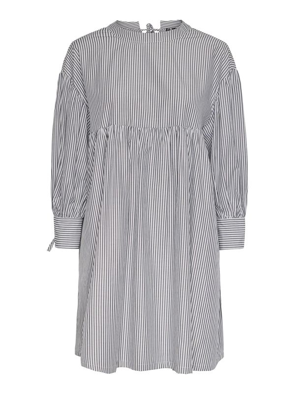 PIECES PIECES Haljina 'HOLLY'  siva / bijela