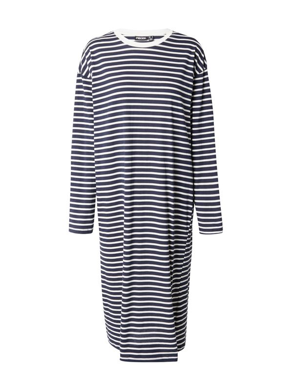 PIECES PIECES Haljina 'JUPITER'  tamno plava / bijela