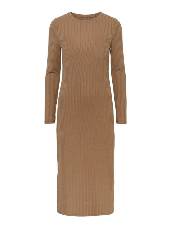 PIECES PIECES Haljina 'Kylie'  smeđa / crna / bijela