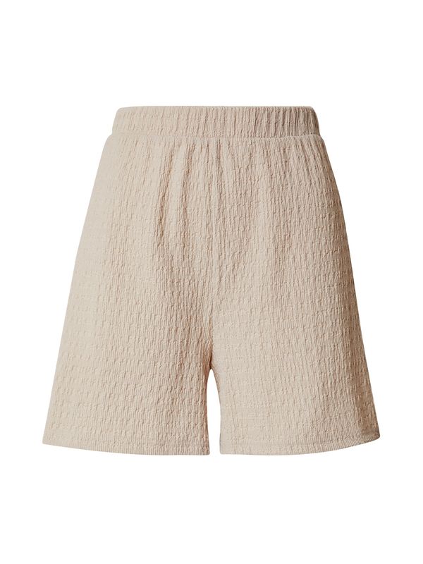 PIECES PIECES Hlače 'KENDALL'  bež siva