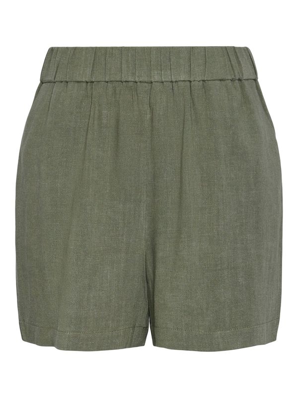 PIECES PIECES Hlače 'VINSTY'  maslinasta