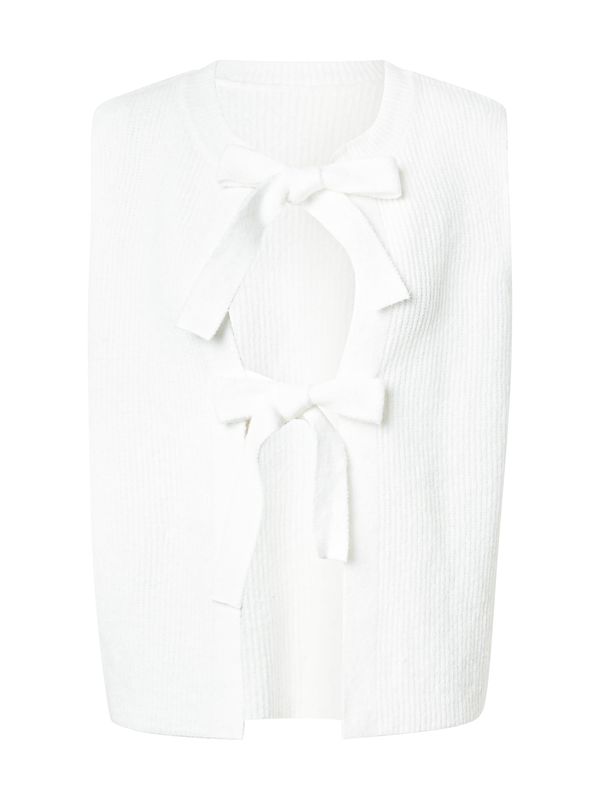 PIECES PIECES Kardigan bez rukava  bijela