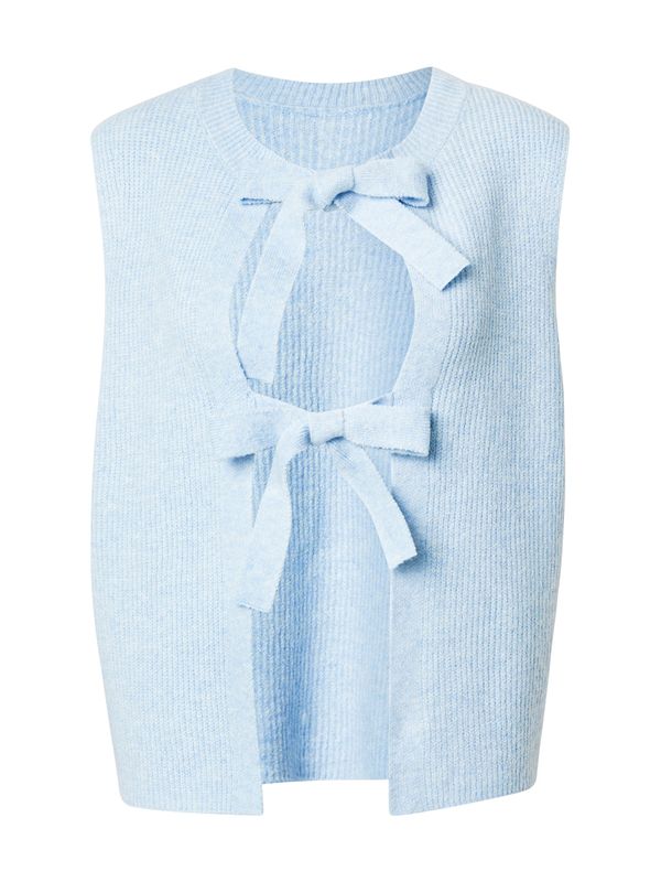 PIECES PIECES Kardigan bez rukava  svijetloplava