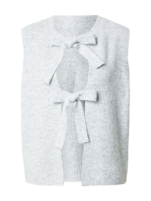 PIECES PIECES Kardigan bez rukava  svijetlosiva