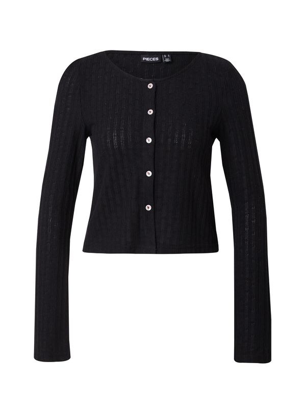 PIECES PIECES Kardigan 'PCSOURTNEY'  crna