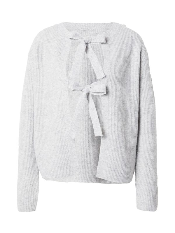 PIECES PIECES Kardigan 'SILLY'  svijetlosiva