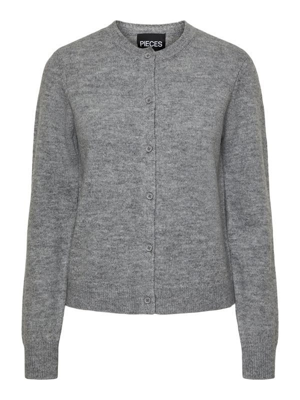 PIECES PIECES Kardigan  siva melange