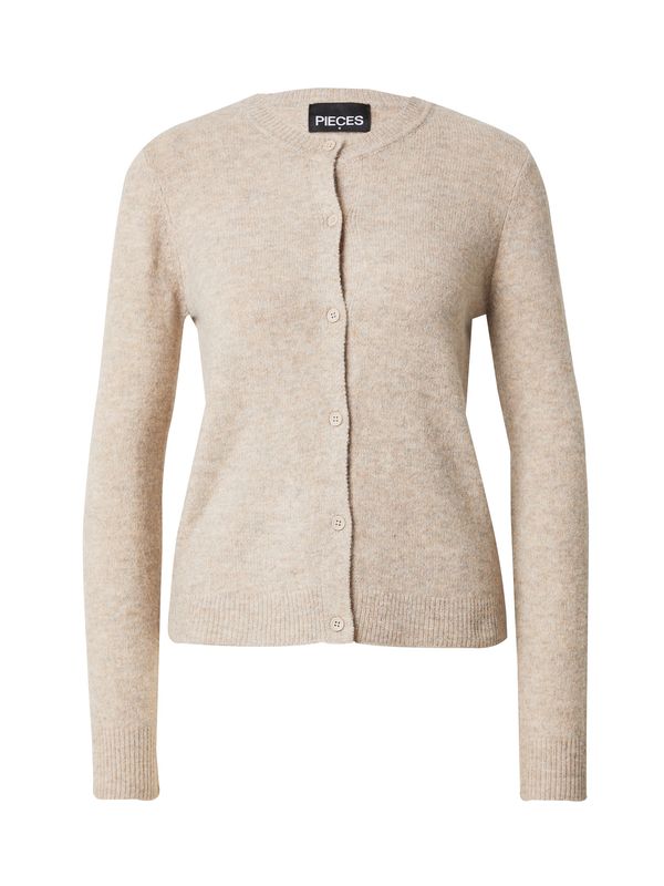PIECES PIECES Kardigan  taupe siva