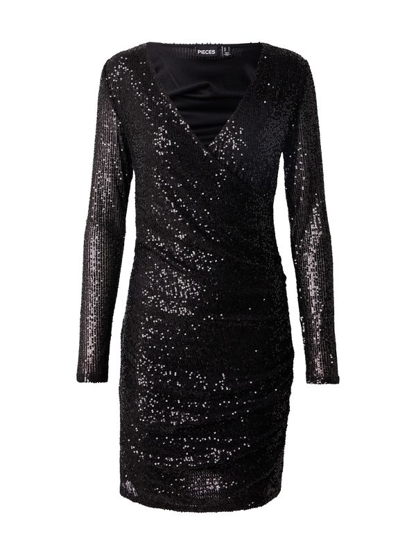 PIECES PIECES Koktel haljina 'PCDELPHIA'  crna