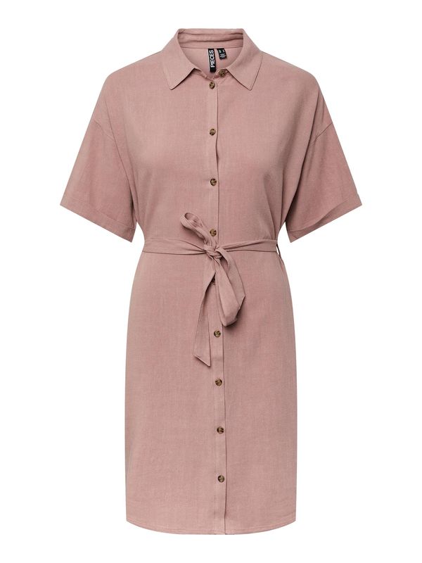 PIECES PIECES Košulja haljina 'Vinsty'  prljavo roza