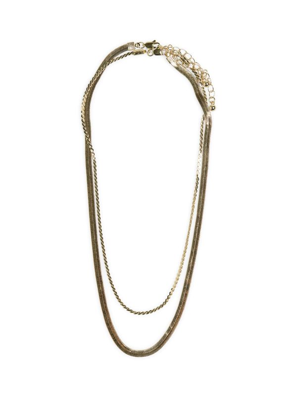 PIECES PIECES Lančić 'FPPEPAPA'  zlatna