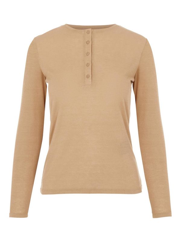 PIECES PIECES Majica 'Karamel'  svijetlosmeđa