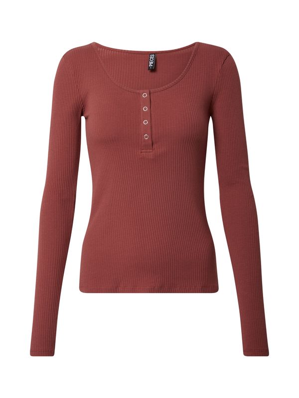 PIECES PIECES Majica 'Kitte'  burgund