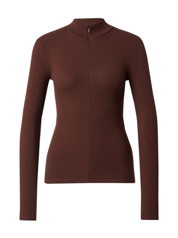 PIECES PIECES Majica 'PCKITTE'  tamno smeđa