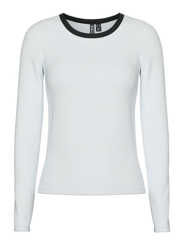 PIECES PIECES Majica 'PCMay'  crna / bijela