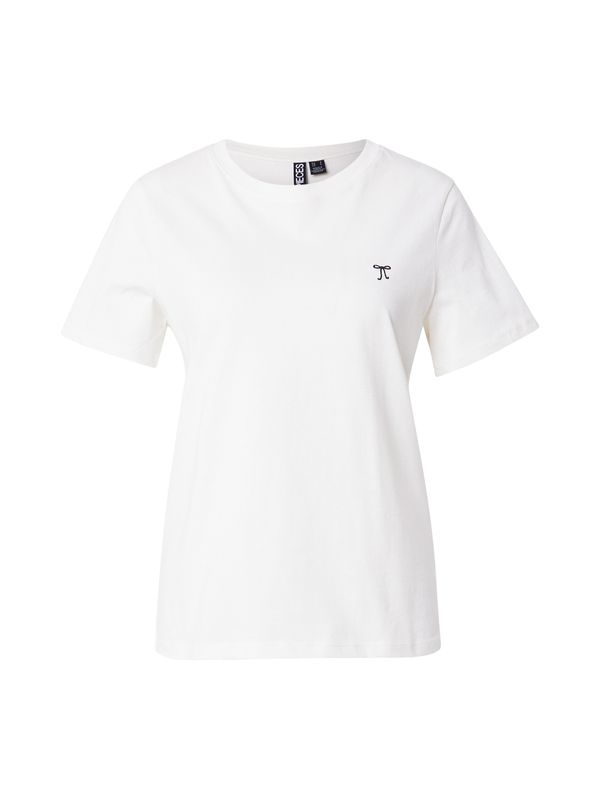 PIECES PIECES Majica 'PCRIA'  crna / bijela