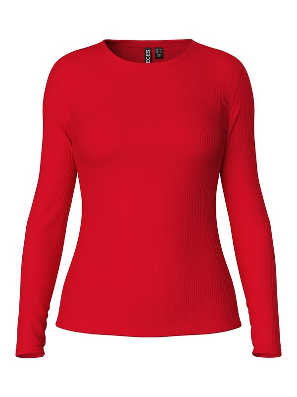 PIECES PIECES Majica 'PCRUKA'  klasično crvena