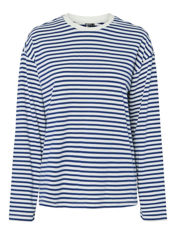 PIECES PIECES Majica 'PCSadie'  tamno plava / bijela