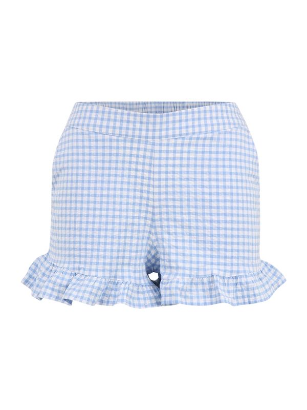 Pieces Petite Pieces Petite Hlače 'TOVA'  svijetloplava / bijela