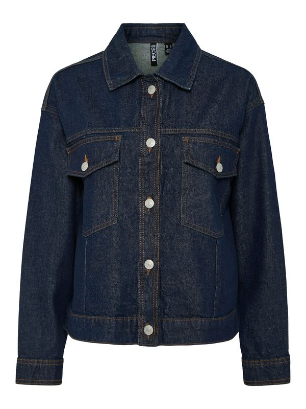 PIECES PIECES Prijelazna jakna 'PCELMA'  plavi traper