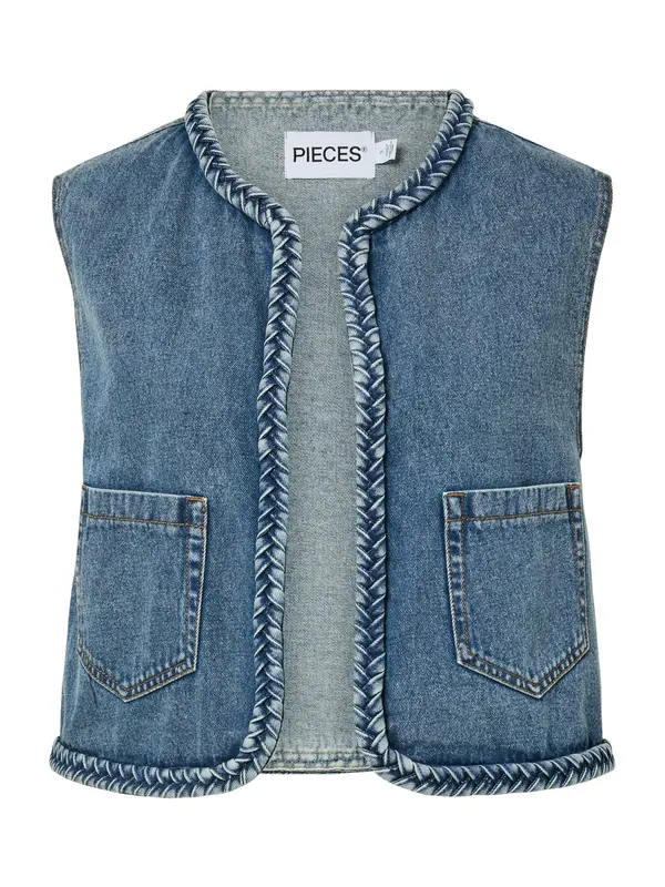 PIECES PIECES Prsluk 'PCBell'  plavi traper