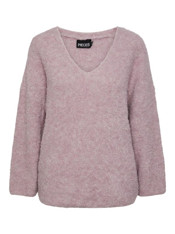 PIECES PIECES Pulover 'Fika'  prljavo roza