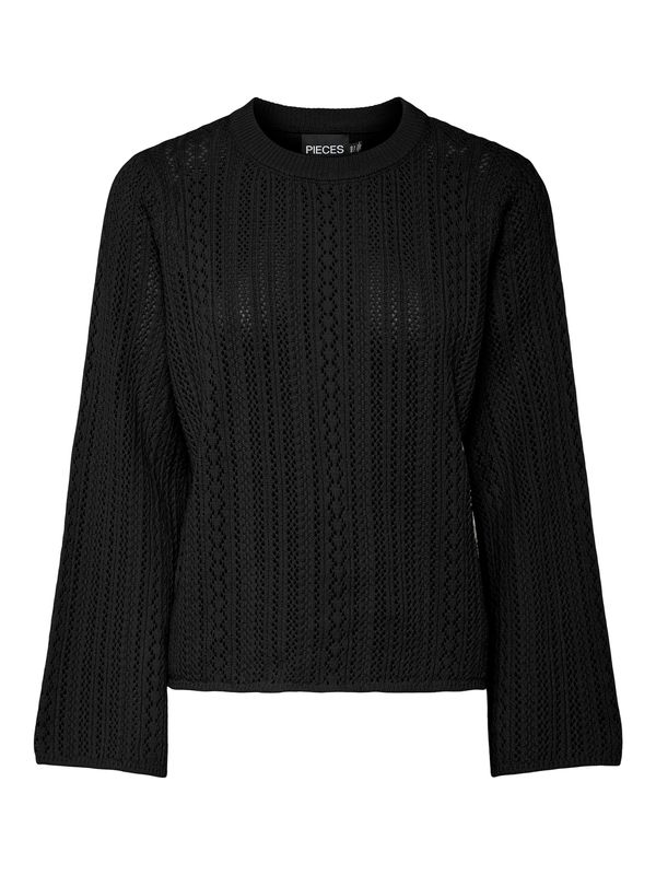 PIECES PIECES Pulover 'PCNUKA'  crna