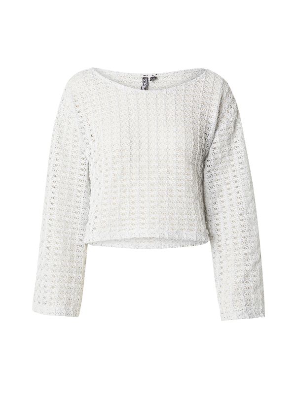 PIECES PIECES Pulover 'SPARKLY'  svijetlosiva