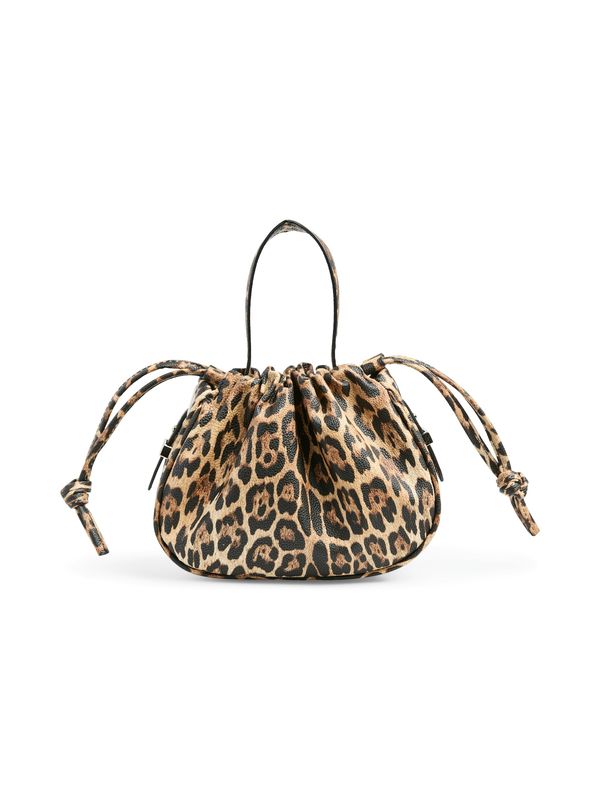 PIECES PIECES Ručna torbica  smeđa / cappuccino / crna