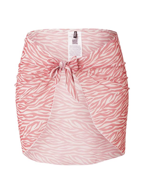 PIECES PIECES Ručnik 'AMY'  tamno crvena / bijela